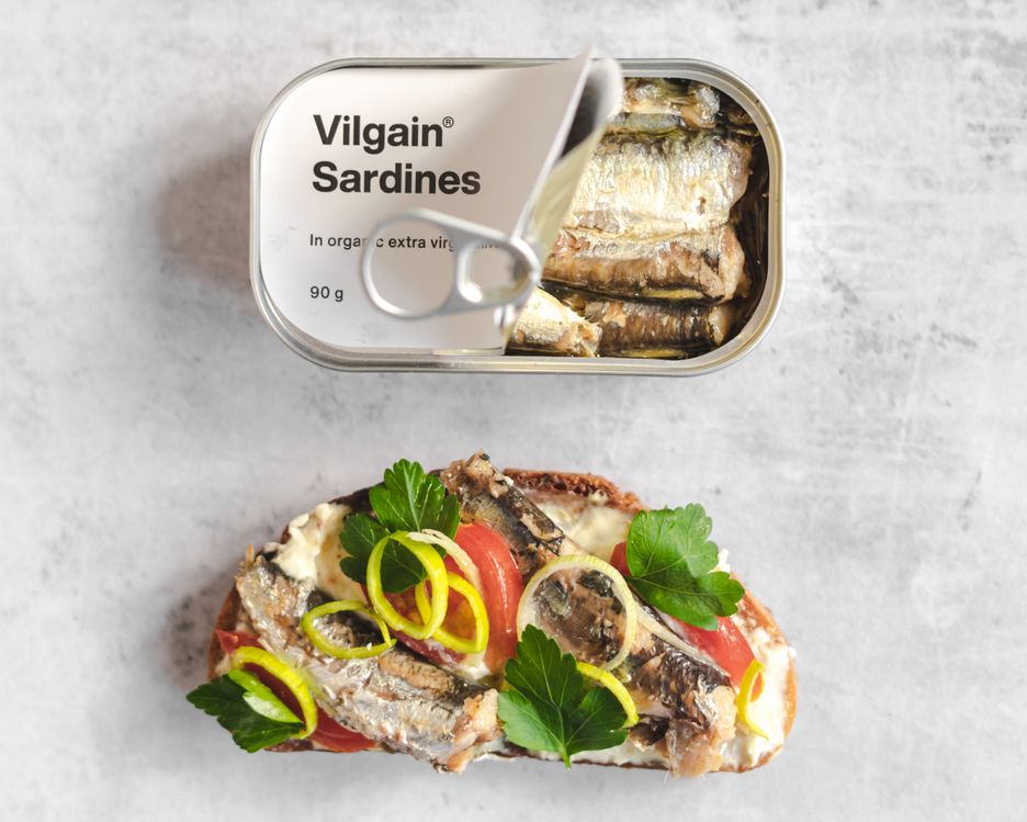Vilgain Sardines – Premium Canned Sardines | Vilgain | 120g - product photo 1, FUNCTIONAL FOOD & Smart Meals & Complete Nutrition.