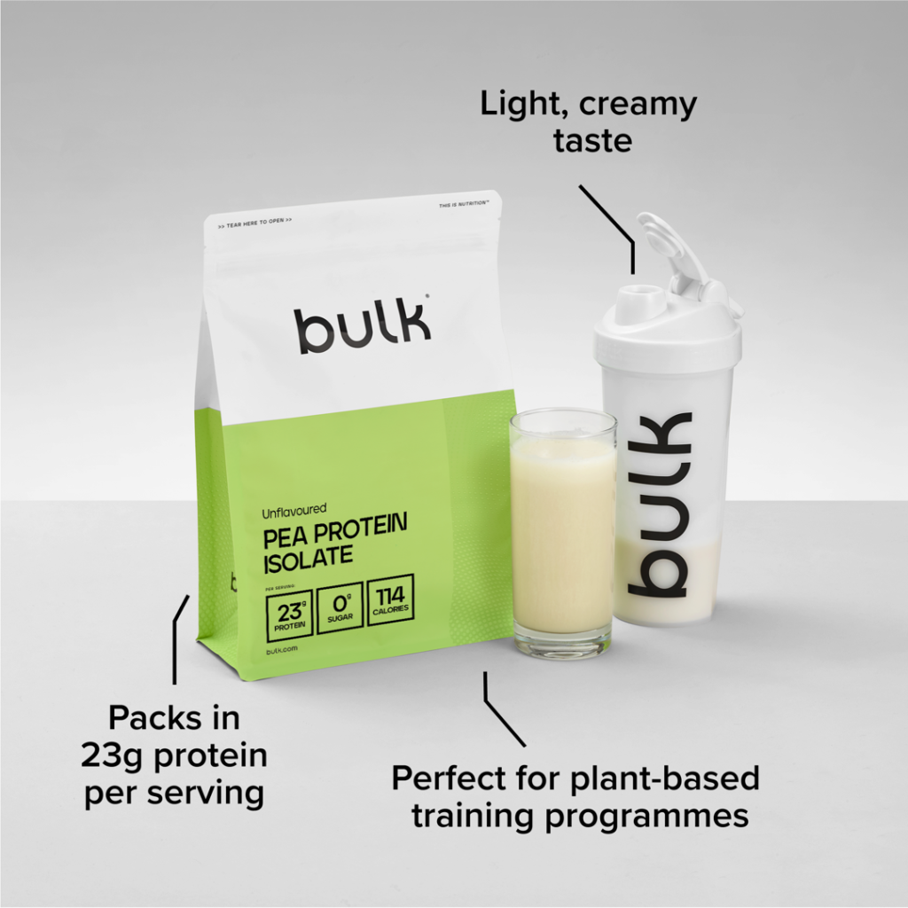 Vanilla Pea Protein Isolate with Stevia – Plant-Based Protein | BULK | 2.5kg - Science-Backed Performance Vanilla Pea Protein Isolate with Stevia – Plant-Based Protein | BULK | 2.5kg - product photo 2, Protein & SPORT.
