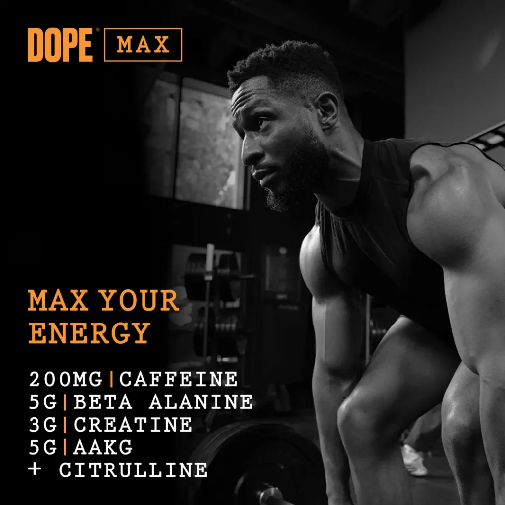 Dope Max Pre-Workout – Caffeine-Enriched Pre-Training Formula | BULK | 563g - product photo 1, Pre-Workout & Energy & SPORT.