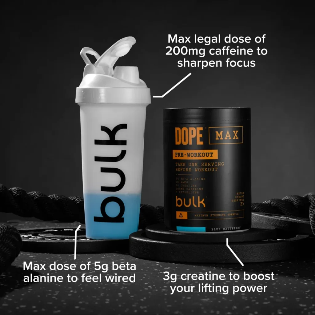 Dope Max Pre-Workout – Caffeine-Enriched Pre-Training Formula | BULK | 563g - product photo 2, Pre-Workout & Energy & SPORT.