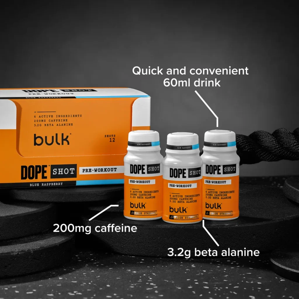 Dope Pre-Workout Shot – Energizing Pre-Workout Formula | BULK | 60ml - Science-Backed Performance Dope Pre-Workout Shot – Energizing Pre-Workout Formula | BULK | 60ml - product photo 2, Pre-Workout & Energy & SPORT.