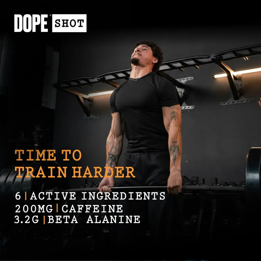 Dope Pre-Workout Shot – Energizing Pre-Workout Formula | BULK | 60ml - Science-Backed Performance Dope Pre-Workout Shot – Energizing Pre-Workout Formula | BULK | 60ml - product photo 1, Pre-Workout & Energy & SPORT.