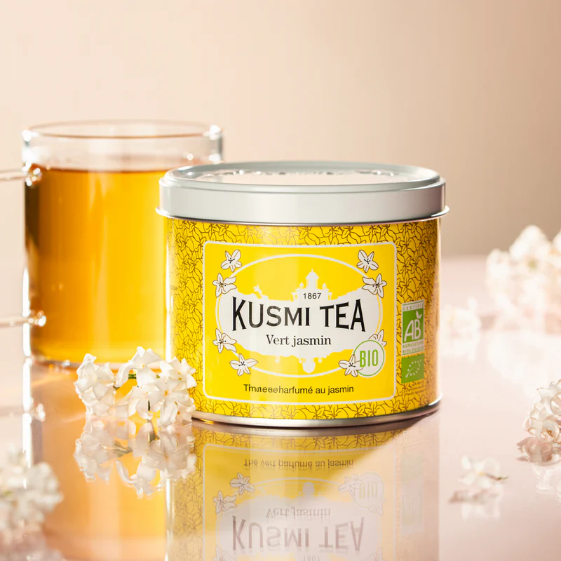 Jasmine Green Tea – Organic Tea | Kusmi Tea | 90g - Science-Backed Performance Jasmine Green Tea – Organic Tea | Kusmi Tea | 90g - product photo 1, Bio-Coffee, Matcha & Teas & FUNCTIONAL FOOD.