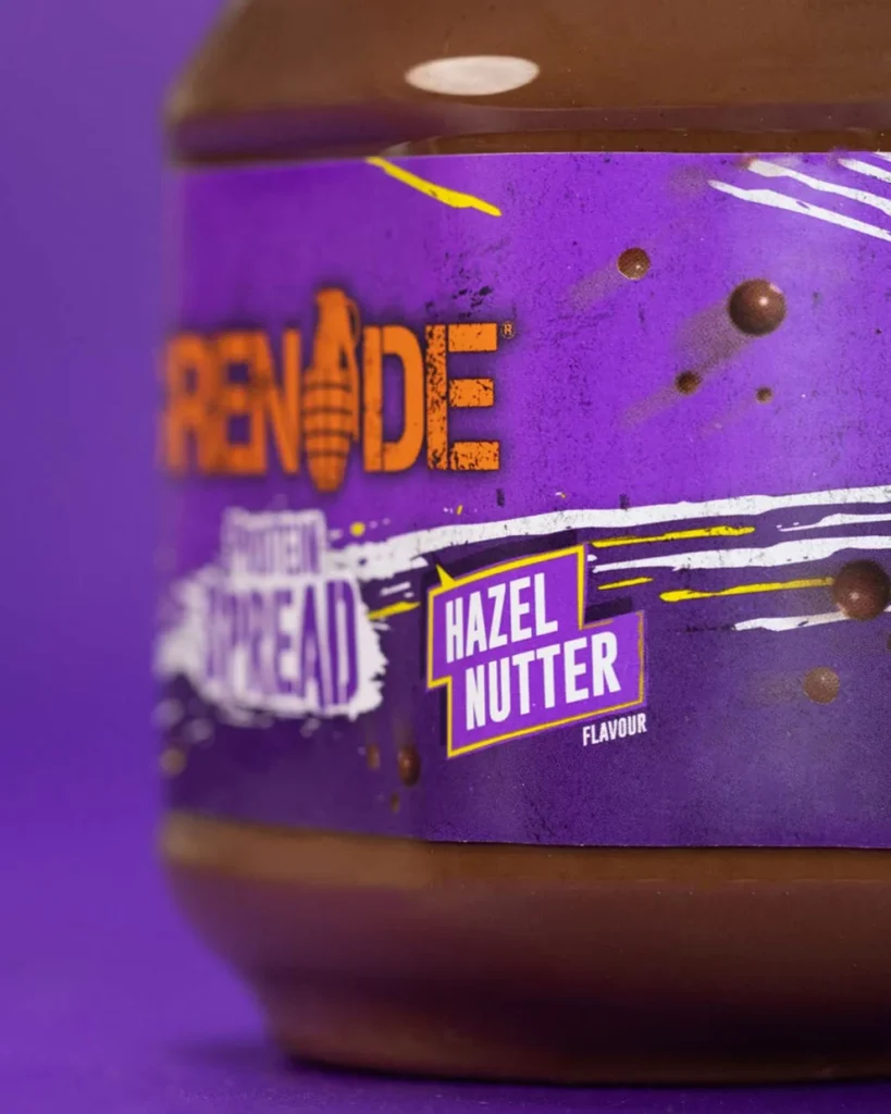 Grenade Hazel Nutter Protein Spread – High-Quality Snack Spread | Grenade | 360g - Science-Backed Performance Grenade Hazel Nutter Protein Spread – High-Quality Snack Spread | Grenade | 360g - product photo 2, FUNCTIONAL FOOD & Protein Snacks & Sweets.