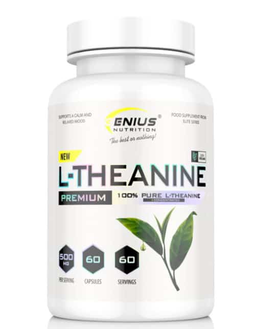 L-Theanine – Relaxation Support | Genius Nutrition | 60 Capsules | Clinical-Grade Longevity Protocol, HEALTH & Nervous System & Stress supplement.