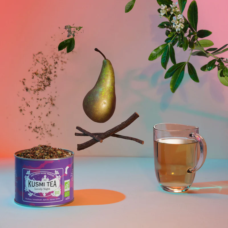 Lovely Night – Organic Sleep Tea | Kusmi Tea | 100g - product photo 1, Bio-Coffee, Matcha & Teas & FUNCTIONAL FOOD.