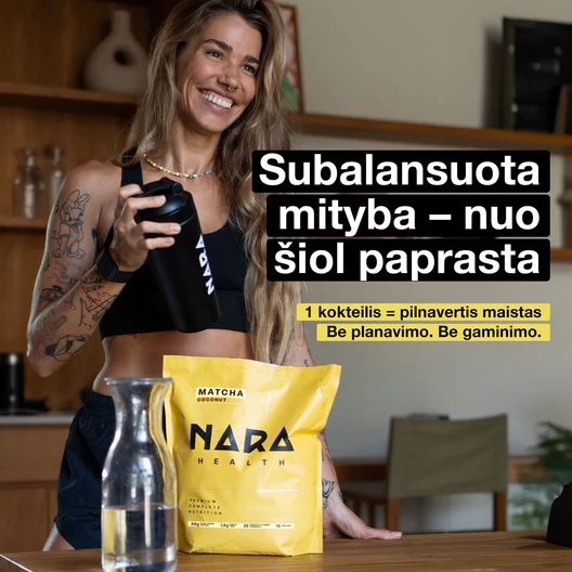 Nara Health Matcha – Nutritional Shake | NARA Health | 1500g - Science-Backed Performance Nara Health Matcha – Nutritional Shake | NARA Health | 1500g - product photo 6, FUNCTIONAL FOOD & Protein.