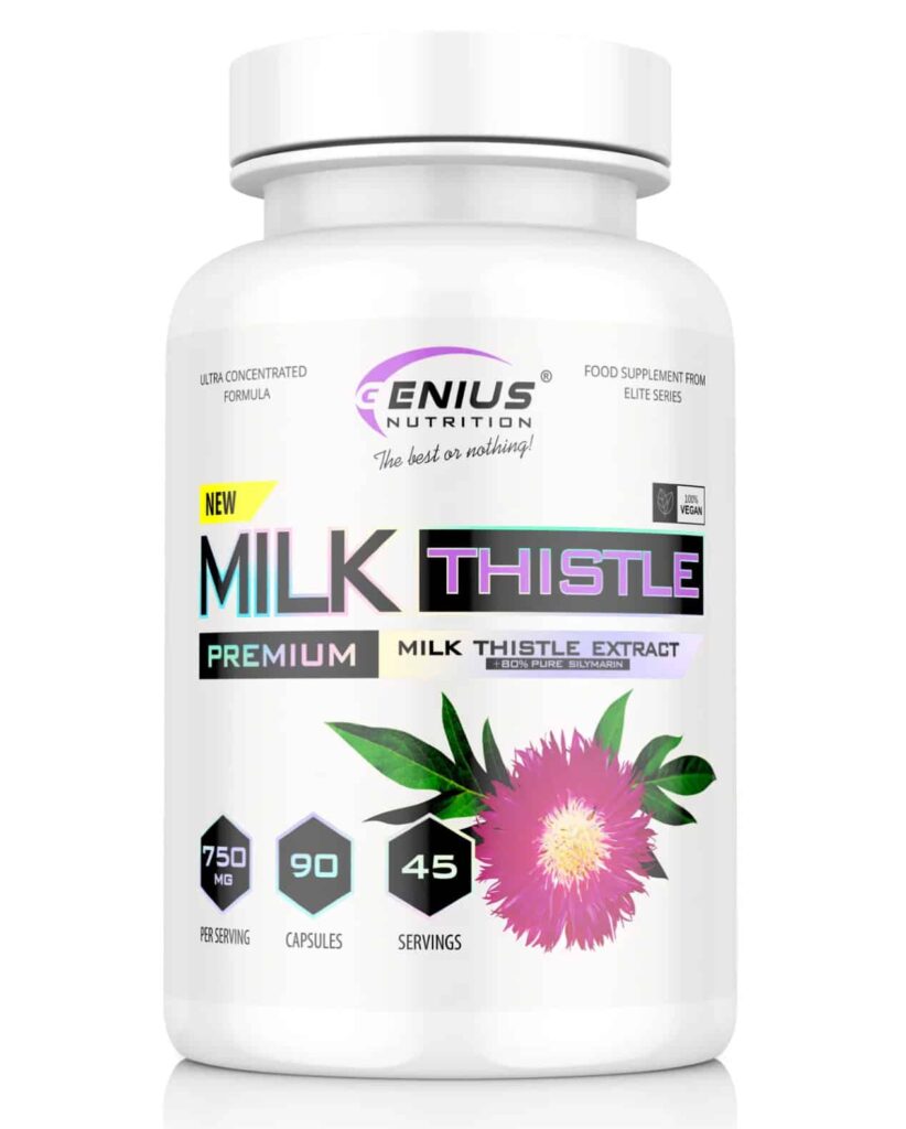 Milk Thistle Premium – Liver Support Formula | Genius Nutrition | 90 Capsules | Clinical-Grade Longevity Protocol, Gut Health & Probiotics & HEALTH supplement.