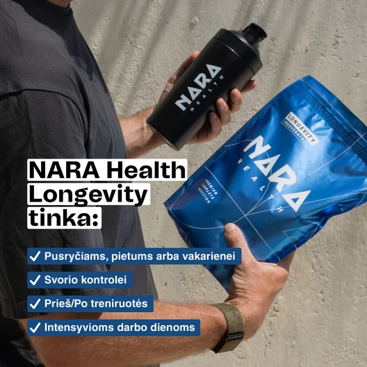Longevity Shake – Enhanced Nutritional Formula | NARA Health | 1500g - product photo 1, FUNCTIONAL FOOD & Smart Meals & Complete Nutrition.