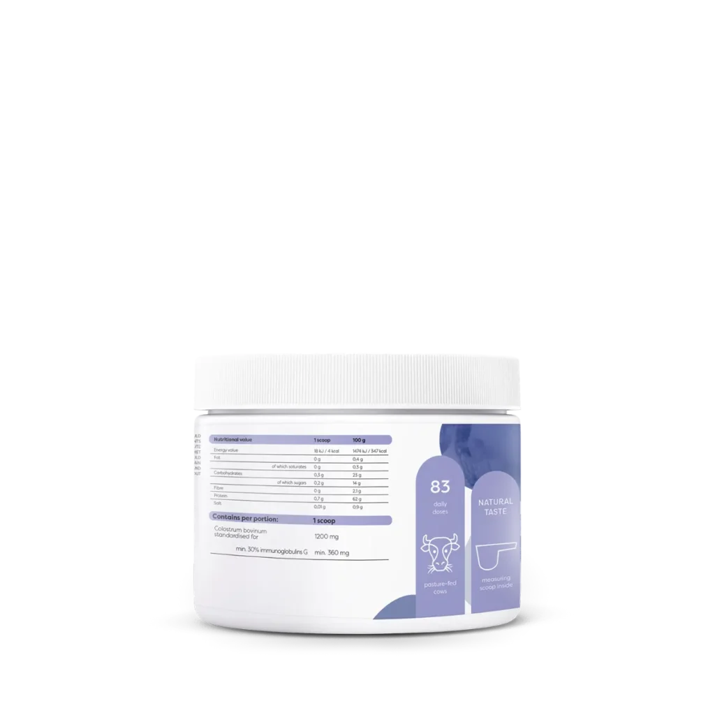 Colostrum 1200 mg – Advanced Bioactive Powder | OSAVI | 100 g - product photo 1, Gut Health & Probiotics & HEALTH.