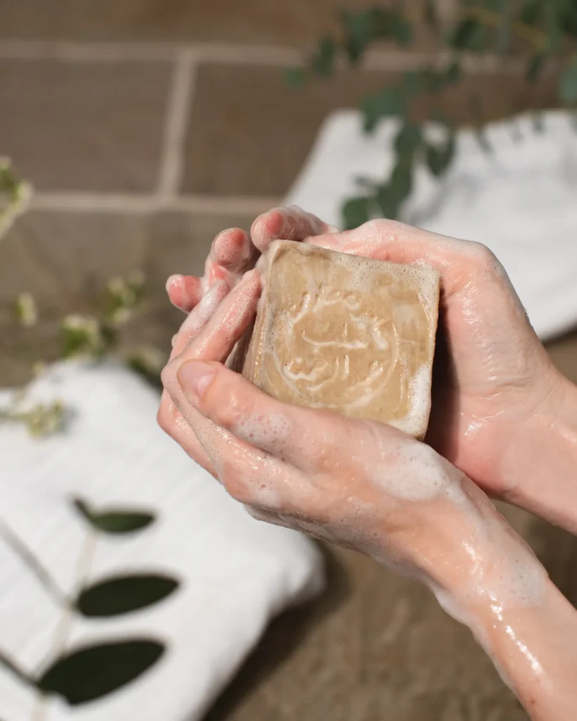 Product – Aleppo Soap with 5% Laurel Oil | Vilgain | 200g - product photo 1, HEALTH & Non-Toxic Body Care.