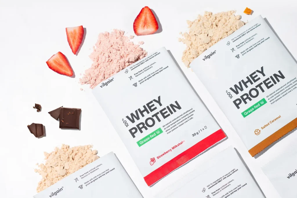 Grass-Fed Whey Protein – Premium Athletic Performance | Vilgain | 300g - Science-Backed Performance Grass-Fed Whey Protein – Premium Athletic Performance | Vilgain | 300g - product photo 1, Protein & SPORT.