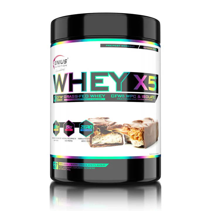 Whey-X5 – Advanced Whey Protein Blend | Genius Nutrition | 900g - product photo 7, Protein & SPORT.