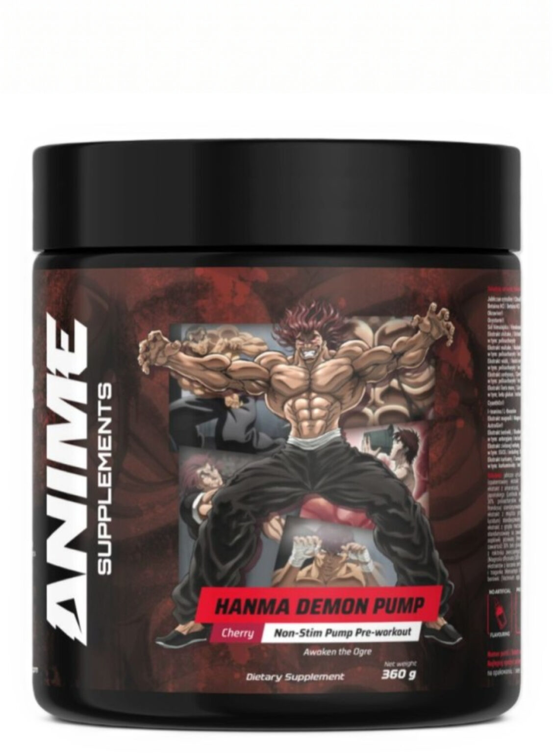 Hanma Demon Pump – Advanced Exercise Performance Enhancement | Anime Supplements | 360g - Science-Backed Performance Hanma Demon Pump – Advanced Exercise Performance Enhancement | Anime Supplements | 360g | Clinical-Grade Longevity Protocol, Pre-Workout & Energy & Pump & Nitric Oxide supplement.