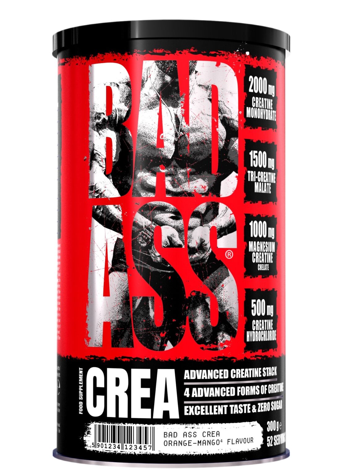 Bad Ass CREA – Muscle & Strength Creatine Blend | Fitness Authority | 300g - Science-Backed Performance Bad Ass CREA – Muscle & Strength Creatine Blend | Fitness Authority | 300g | Clinical-Grade Longevity Protocol, SPORT & Creatine supplement.