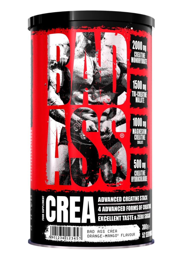 Bad Ass CREA – Muscle & Strength Creatine Blend | Fitness Authority | 300g | Clinical-Grade Longevity Protocol, SPORT & Creatine supplement.