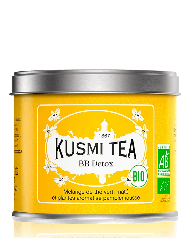 BB Detox Aromatic Organic Tea – Detoxifying Herbal Blend | Kusmi Tea | 100g | Clinical-Grade Longevity Protocol, Bio-Coffee, Matcha & Teas & FUNCTIONAL FOOD supplement.