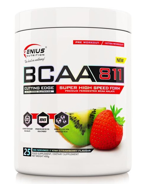 BCAA811 – Fermented BCAAs 8:1:1 Powder | Genius Nutrition | 400g - product photo 2, Amino Acids & SPORT.