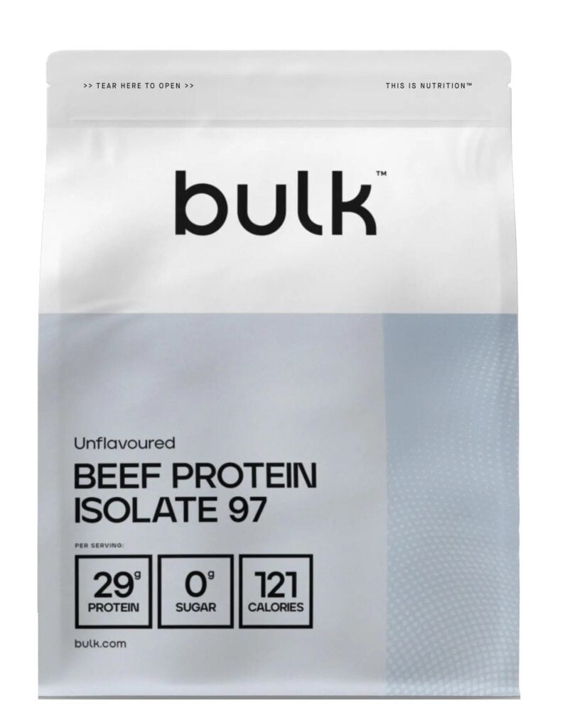 Grynas Bulk Beef Protein Isolate 97% jautienos baltymų izoliatas be priedų ir saldiklių 1 kg