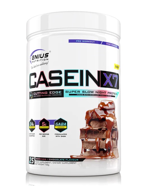 Casein-X7 – Premium Micellar Casein Blend | Genius Nutrition | 750g - Science-Backed Performance Casein-X7 – Premium Micellar Casein Blend | Genius Nutrition | 750g | Clinical-Grade Longevity Protocol, Protein & SPORT supplement.