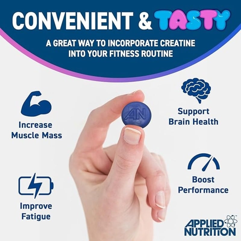 Creatine Gummies – Delicious Creatine Gummies | Applied Nutrition | 80 Count - product photo 2, Creatine & SPORT.