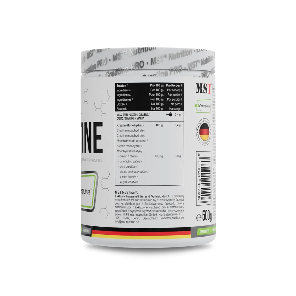 Creatine Pro Creapure – High-Quality Creatine Powder | MST Nutrition | 500 g - Science-Backed Performance Creatine Pro Creapure – High-Quality Creatine Powder | MST Nutrition | 500 g - product photo 1, Creatine & HEALTH.