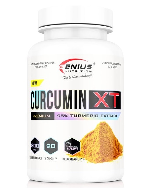 Curcumin-XT – Enhanced Curcumin Extract | Genius Nutrition | 90 Capsules | Clinical-Grade Longevity Protocol, HEALTH & Joints & Collagen supplement.
