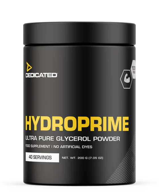 HydroPrime Glycerol Powder – Advanced Hydration Formula | Dedicated Nutrition | 200g - Science-Backed Performance HydroPrime Glycerol Powder – Advanced Hydration Formula | Dedicated Nutrition | 200g | Clinical-Grade Longevity Protocol, Electrolytes & Hydration & SPORT supplement.