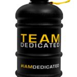 Matt Black Water Jug – 2.2L Capacity Bottle | Dedicated Nutrition
