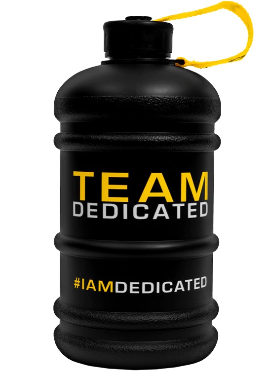 Matt Black Water Jug – 2.2L Capacity Bottle | Dedicated Nutrition - Science-Backed Performance Matt Black Water Jug – 2.2L Capacity Bottle | Dedicated Nutrition | Clinical-Grade Longevity Protocol, GEAR & Shakers & Drinkware supplement.