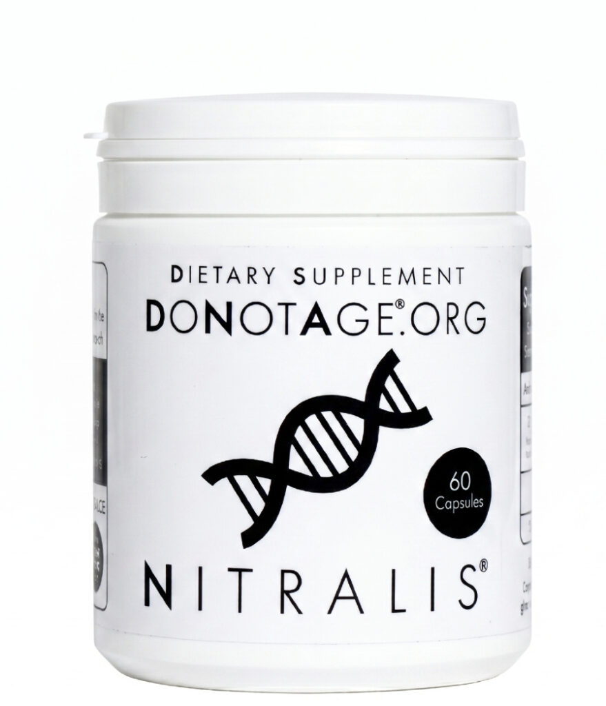 Nitralis – Nitric Oxide Support | DoNotAge | 60 Capsules | Clinical-Grade Longevity Protocol, Pump & Nitric Oxide & SPORT supplement.