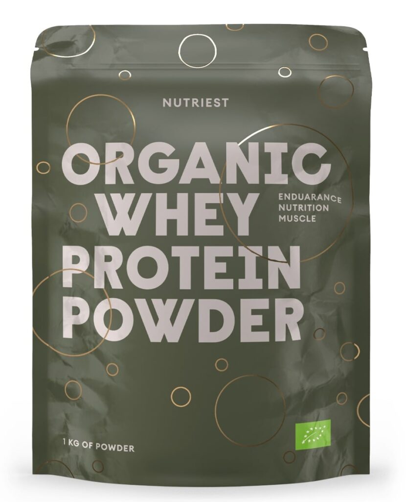 Organic Whey Protein Powder – Unflavored | Nutriest | 1kg - Science-Backed Performance Organic Whey Protein Powder – Unflavored | Nutriest | 1kg | Clinical-Grade Longevity Protocol, Protein & SPORT supplement.