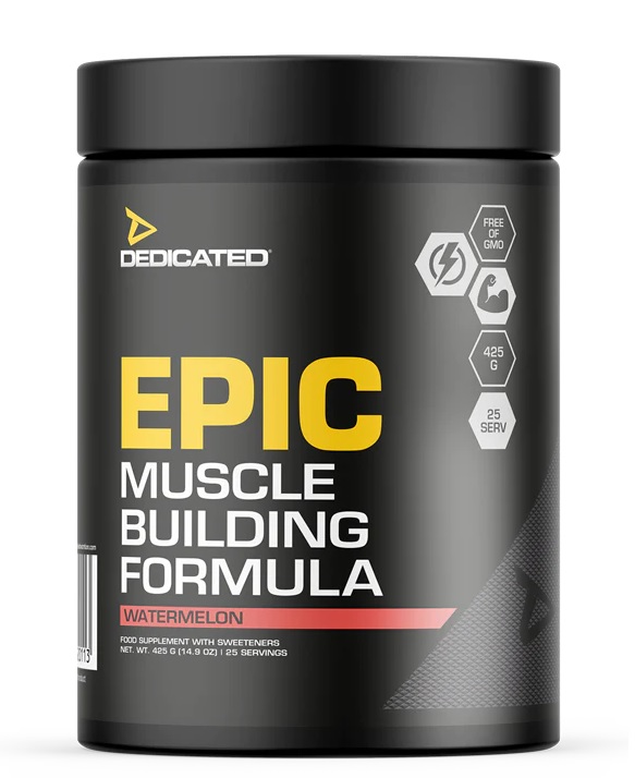 Epic – Advanced Pre-Workout Formula | Dedicated Nutrition | 425g - Science-Backed Performance Epic – Advanced Pre-Workout Formula | Dedicated Nutrition | 425g | Clinical-Grade Longevity Protocol, SPORT & Natural Anabolics & Muscle Builders supplement.