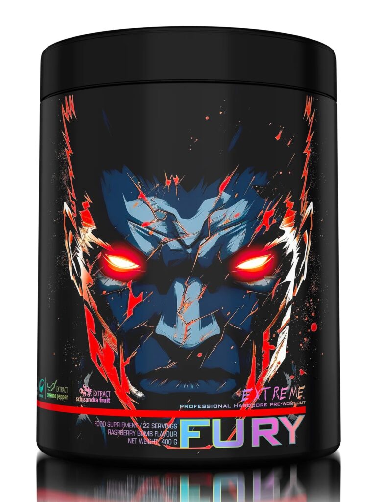 Fury Extreme – Advanced Pre-Workout Supplement | Genius Nutrition | 400g | Clinical-Grade Longevity Protocol, Pre-Workout & Energy & SPORT supplement.