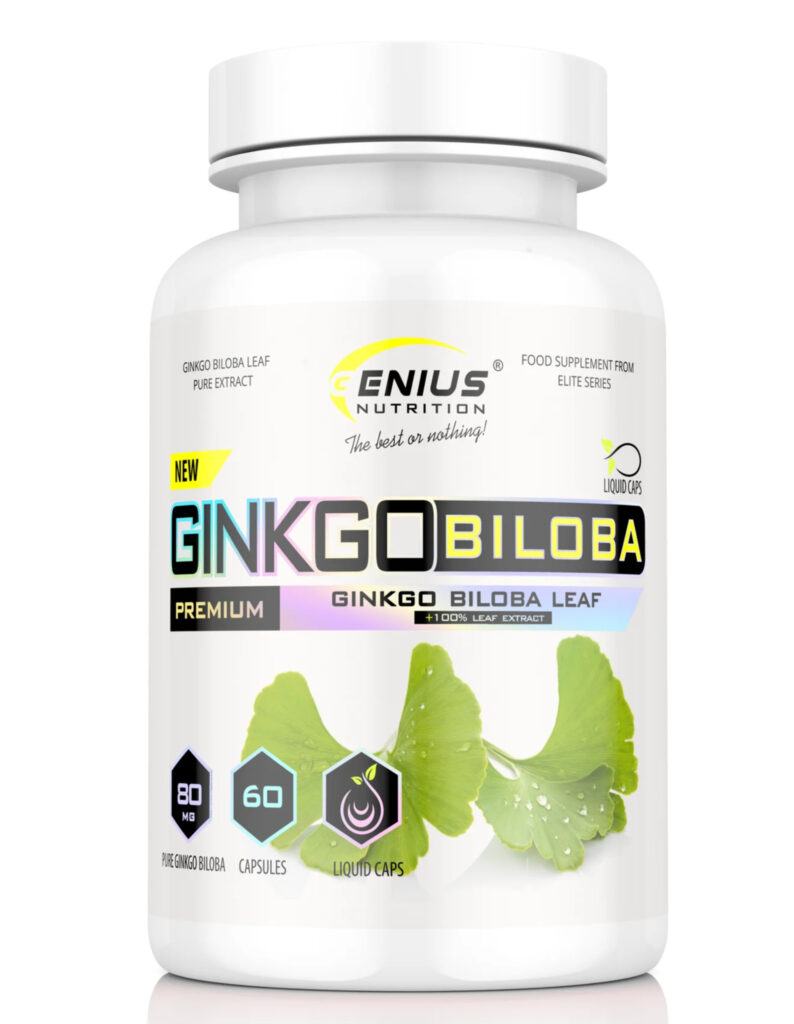 Ginkgo Biloba – Premium Extract Capsules | Genius Nutrition | 60 Capsules | Clinical-Grade Longevity Protocol, HEALTH & Vitamins & Minerals supplement.