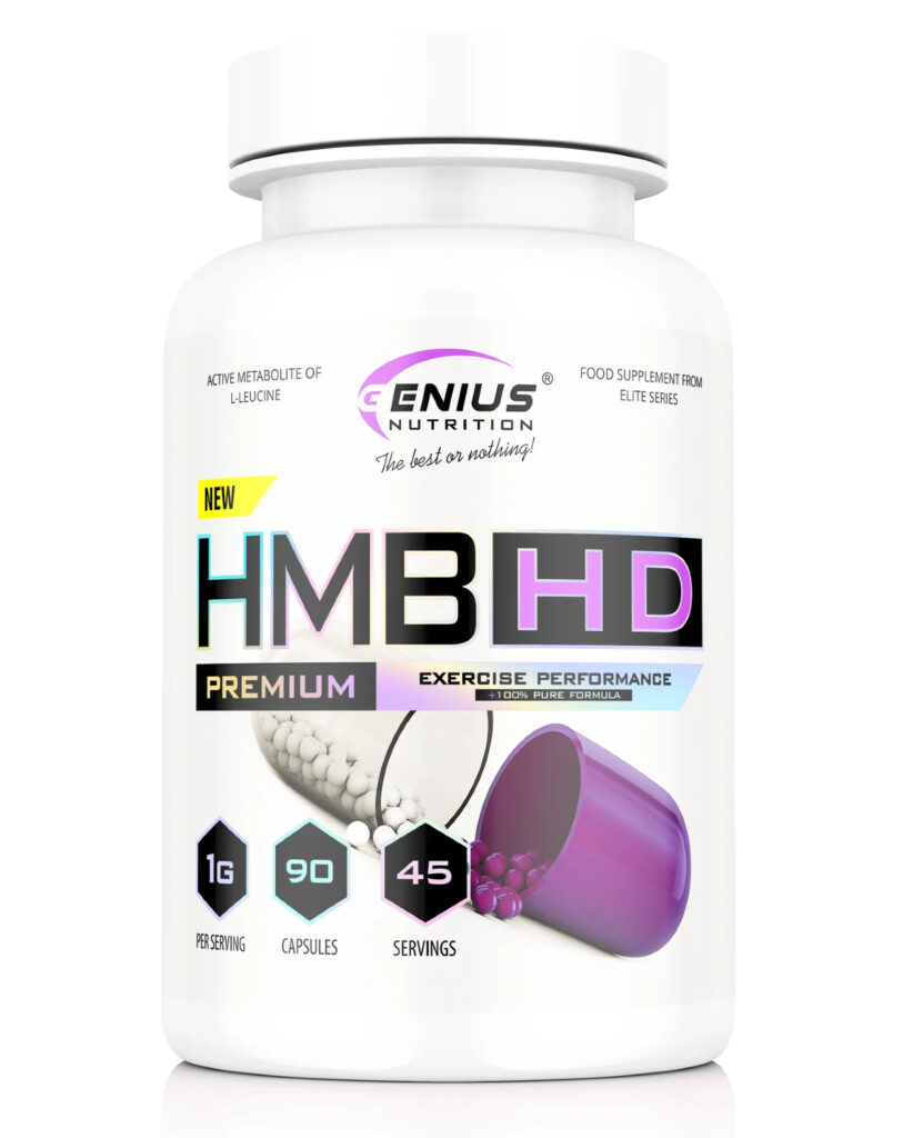 HMB HD – Muscle Protection Formula | Genius Nutrition | 90 Capsules | Clinical-Grade Longevity Protocol, Amino Acids & SPORT supplement.