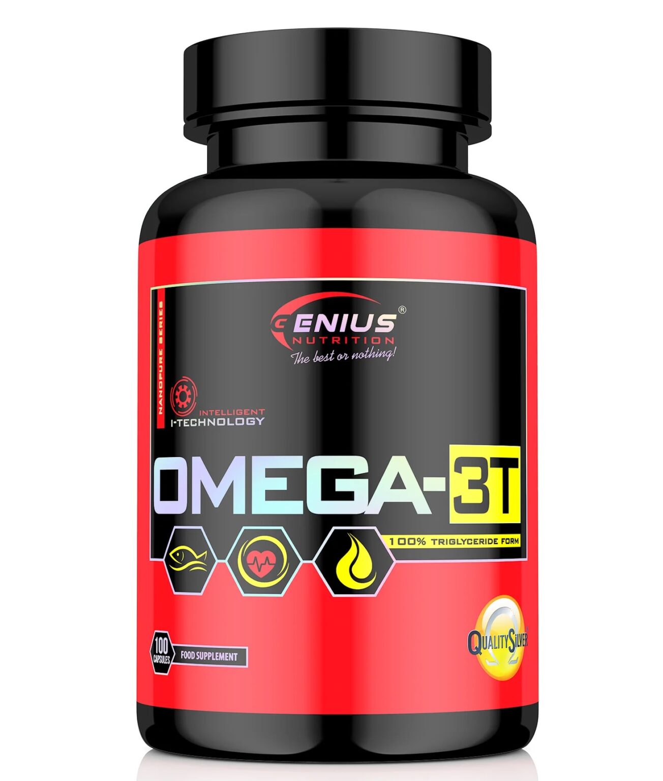 Omega-3T – Premium Triglyceride Formulation | Genius Nutrition | 100 Softgels - Science-Backed Performance Omega-3T – Premium Triglyceride Formulation | Genius Nutrition | 100 Softgels | Clinical-Grade Longevity Protocol, HEALTH & Omega-3 & Fish Oil supplement.