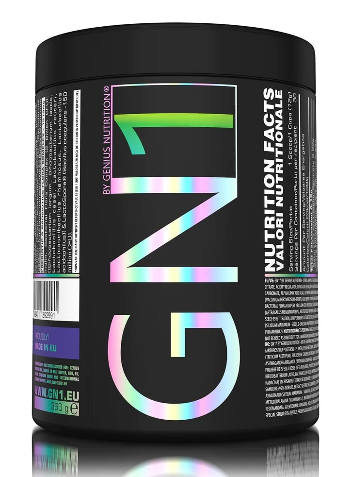GN1 Athletic Greens Complex | Genius Nutrition | 360g (30 Servings) - Science-Backed Performance GN1 Athletic Greens Complex | Genius Nutrition | 360g (30 Servings) - product photo 2, Greens & Superfoods & HEALTH.