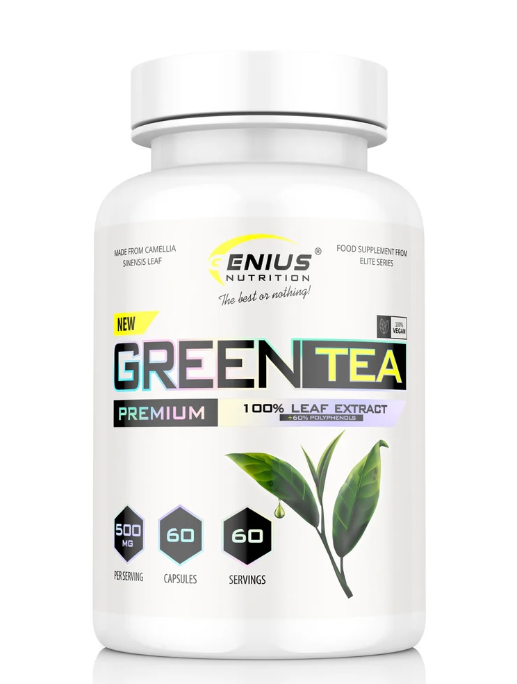 Green Tea – High-Strength Green Tea Extract | Genius Nutrition | 60 Capsules - Science-Backed Performance Green Tea – High-Strength Green Tea Extract | Genius Nutrition | 60 Capsules | Clinical-Grade Longevity Protocol, SPORT & Weight Management supplement.