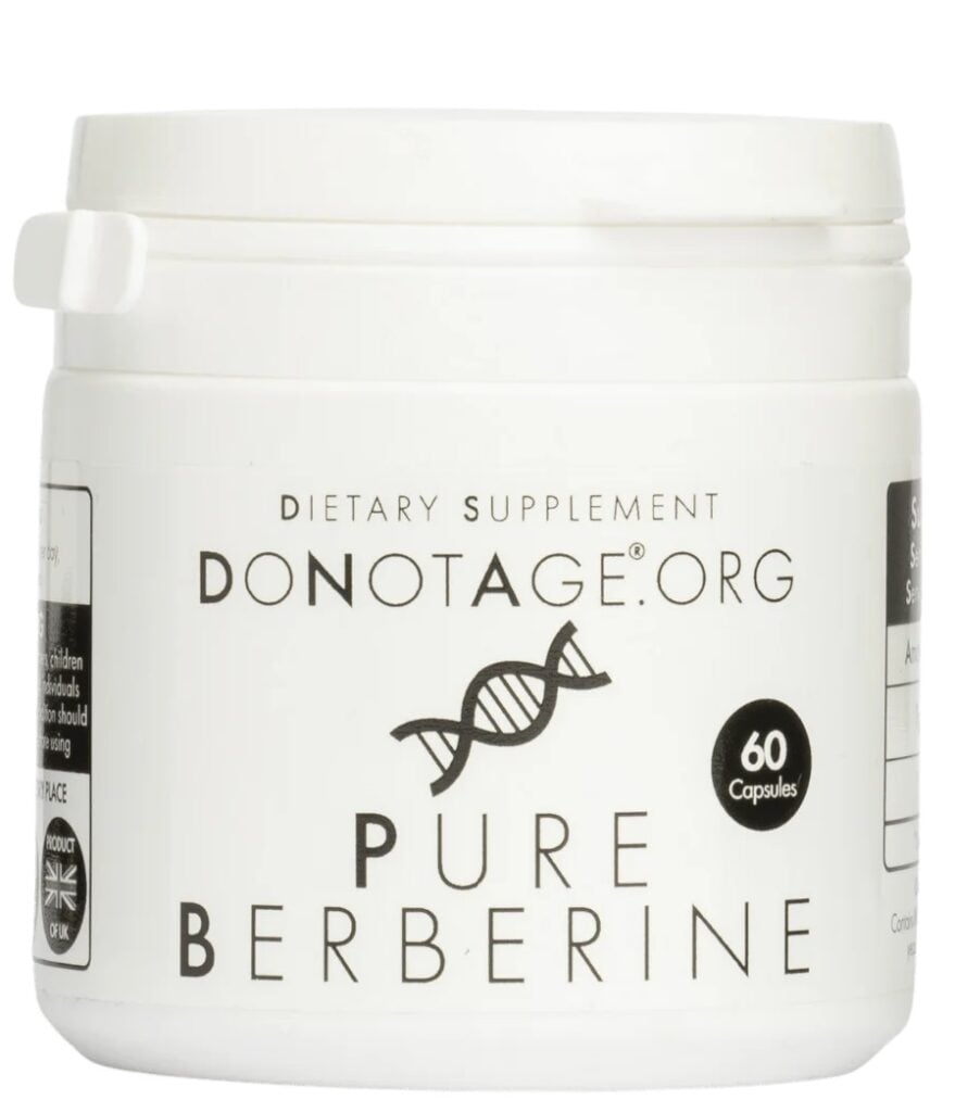 DoNotAge Pure Berberine 500mg maisto papildas kasdienės mitybos praturtinimui.