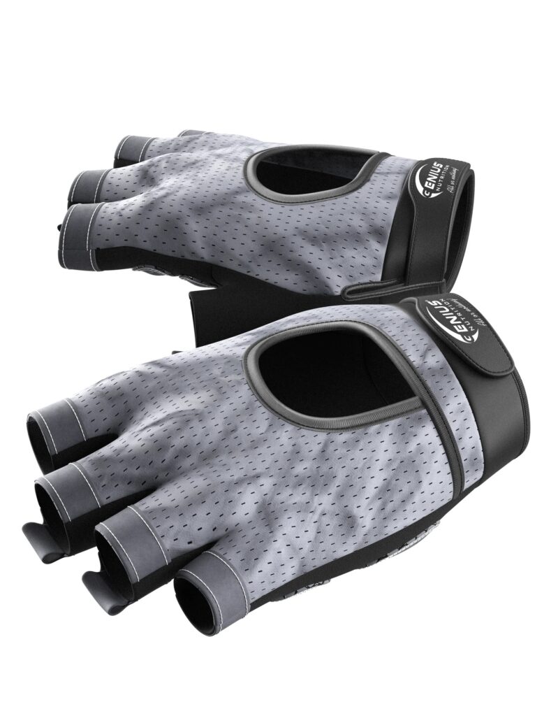 Gym Gloves GG3 Grey | Genius Nutrition | | Clinical-Grade Longevity Protocol, Apparel & GEAR supplement.