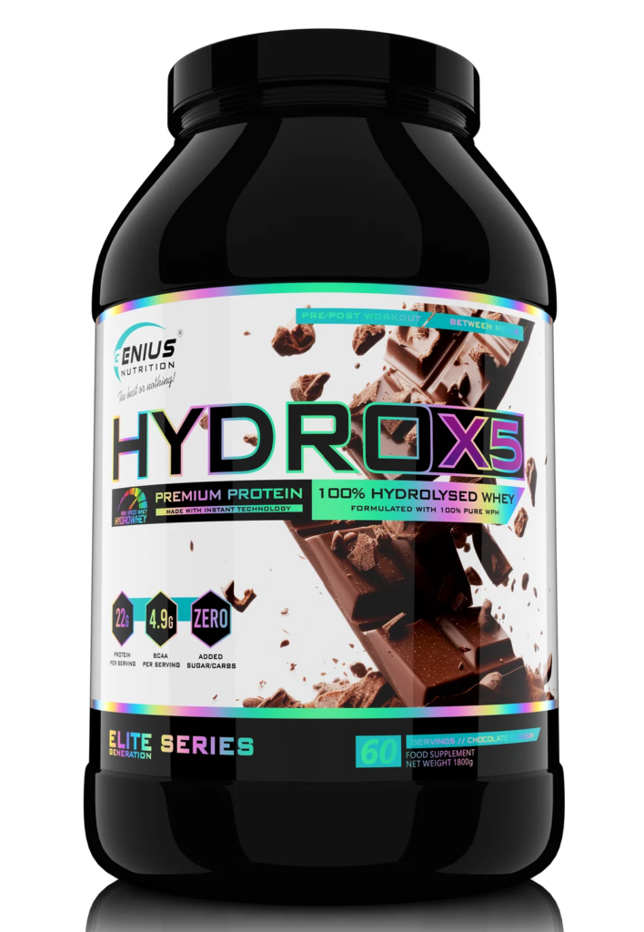 Hydro-X5 – Hydrolyzed Whey Protein Supplement | Genius Nutrition | 1800g - Science-Backed Performance Hydro-X5 – Hydrolyzed Whey Protein Supplement | Genius Nutrition | 1800g - product photo 2, Pre-Workout & Energy & SPORT.