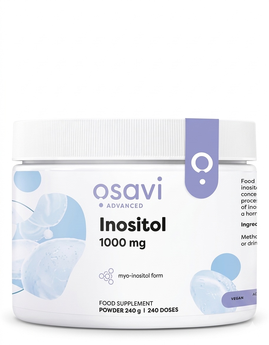 Inositol – Pure Powder Formula | OSAVI | 240g | Clinical-Grade Longevity Protocol, HEALTH & Nervous System & Stress supplement.