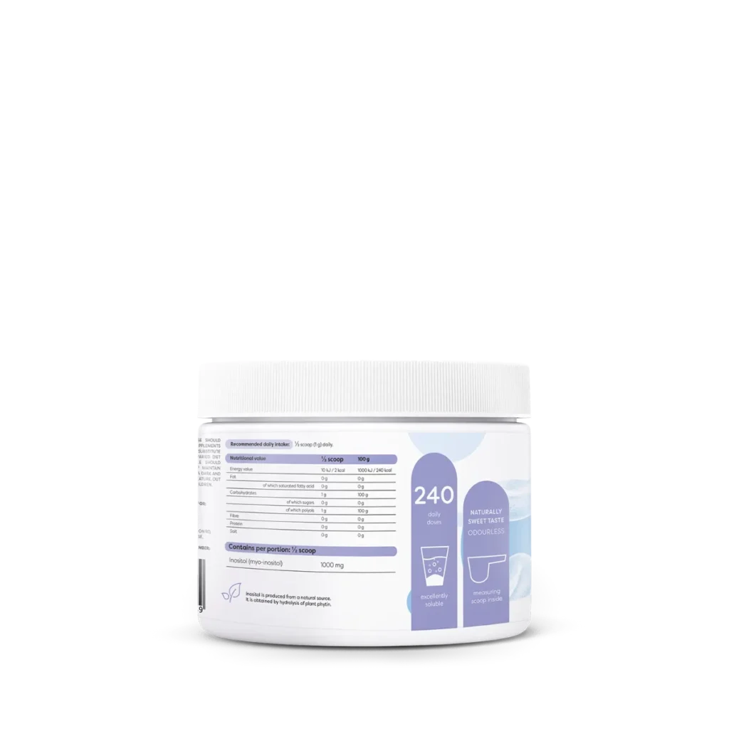 Inositol – Pure Powder Formula | OSAVI | 240g - Science-Backed Performance Inositol – Pure Powder Formula | OSAVI | 240g - product photo 1, HEALTH & Nervous System & Stress.