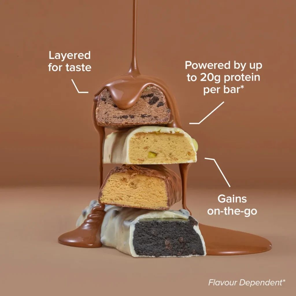 Macro Munch Protein Bar V2 Salted Caramel – High-Protein Nutrition Bar | BULK | 62g - Science-Backed Performance Macro Munch Protein Bar V2 Salted Caramel – High-Protein Nutrition Bar | BULK | 62g - product photo 3, FUNCTIONAL FOOD & Protein Snacks & Sweets.