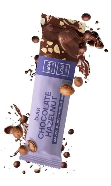 Macro Munch Protein Bar V2 – Chocolate Hazelnut | BULK | 62 g - Science-Backed Performance Macro Munch Protein Bar V2 – Chocolate Hazelnut | BULK | 62 g | Clinical-Grade Longevity Protocol, FUNCTIONAL FOOD & Protein Snacks & Sweets supplement.