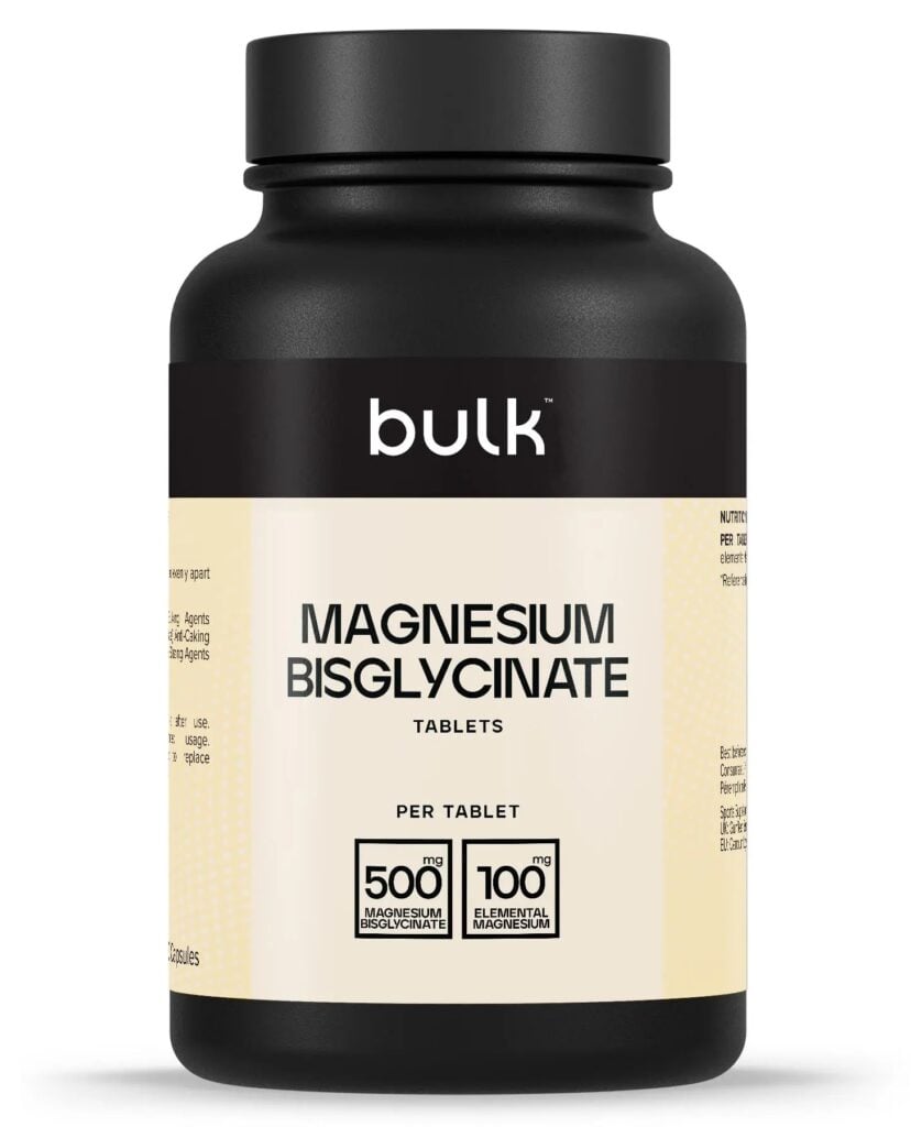 Bulk Magnesium Bisglycinate 500 mg 180 tablečių