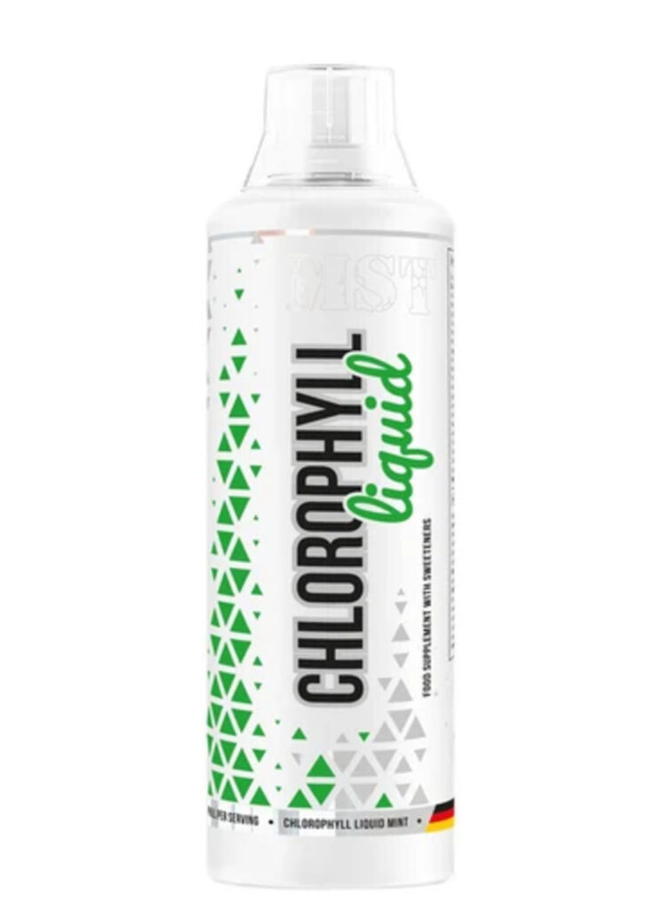 MST Chlorophyll Liquid Mint maisto papildas kasdienės mitybos praturtinimui ir organizmo balansui.