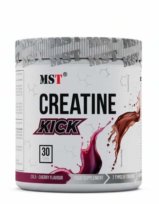 MST Creatine Kick – Advanced Multi-Creatine Complex | MST Nutrition | 300g | Clinical-Grade Longevity Protocol, Creatine & SPORT supplement.