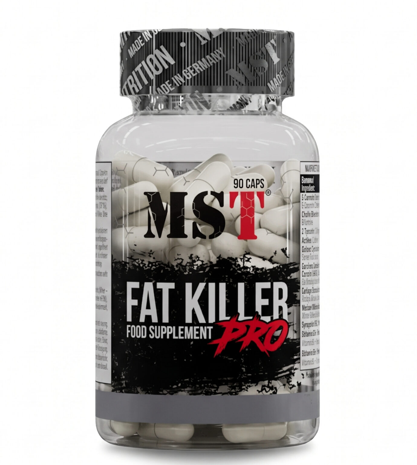 FAT KILLER PRO – Advanced Fat Metabolism Capsules | MST Nutrition | 90 Capsules | Clinical-Grade Longevity Protocol, SPORT & Weight Management supplement.